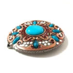 Western-tuerkise-und-kupferne-guertelschnalle-mit-roten-edelsteinakzenten-2