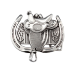 Westernsattel und hufeisengürtelschnalle Westernsattel und hufeisengürtelschnalle