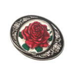 Westliche blumige rosengürtelschnalle